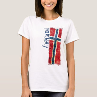 T-shirt Drapeau de la Norvège