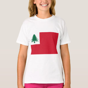 T-shirt Drapeau de la Nouvelle-Angleterre