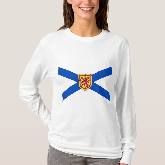 T-shirt Drapeau de la Nouvelle-Écosse (Province canadienne (Devant)