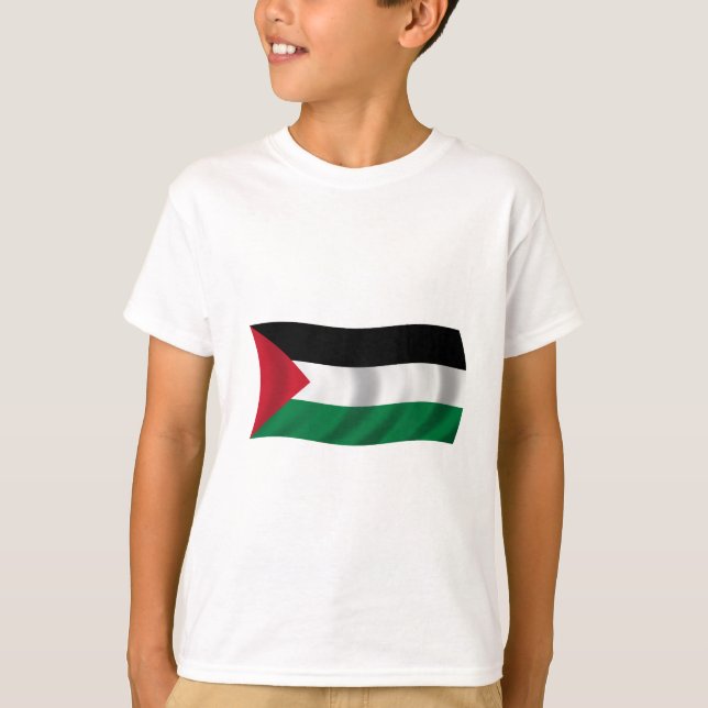 T-shirt Drapeau de la Palestine (Devant)