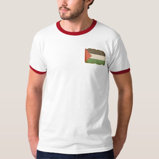 T-shirt Drapeau de la Palestine (Devant)