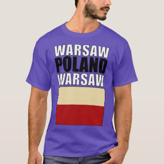 T-shirt Drapeau de la Pologne