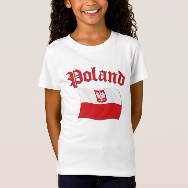 T-Shirt Drapeau de la Pologne (Devant)