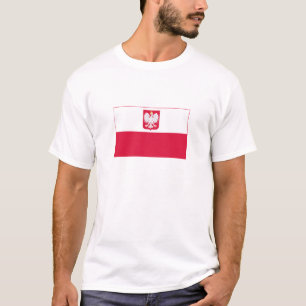 T-shirt Drapeau de la Pologne