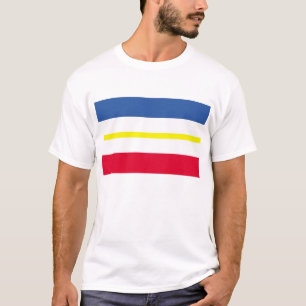 T-shirt Drapeau de la Poméranie occidentale de Mecklembour