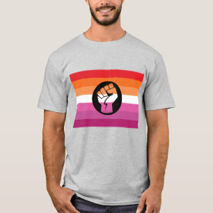 T-shirt Drapeau de la protestation lesbienne