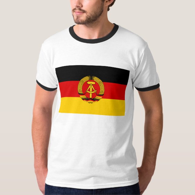 T-shirt Drapeau de la RDA république Démocratique (Devant)