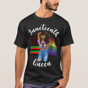 T-shirt Drapeau de la reine LGBTQ 19ème reine Gay pride BL
