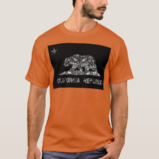 T-shirt Drapeau de la République de Californie