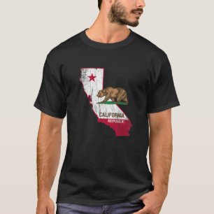 T-shirt Drapeau de la République de Californie - CA - Desi