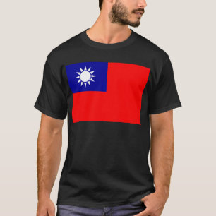 T-shirt Drapeau de la République de Chine (Taïwan) -