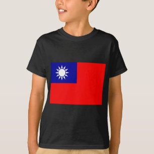 T-shirt Drapeau de la République de Chine (Taïwan) -