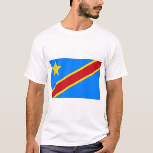 T-shirt Drapeau de la République démocratique du Congo