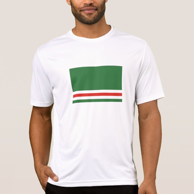 T-shirt Drapeau de la République tchétchène d'Ichkeria (Devant)