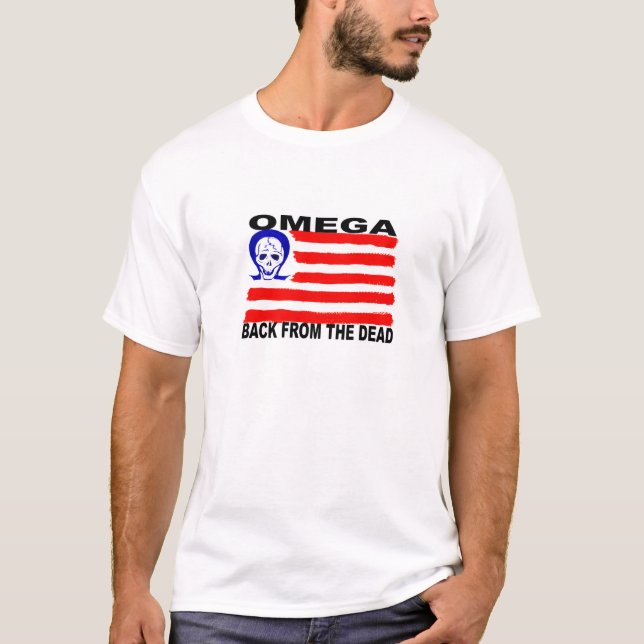 T-shirt Drapeau de la Réunion d'Omega (Devant)