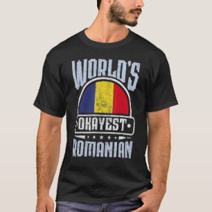 T-shirt Drapeau de la Roumanie Fiers Roumains Hommes & Fem
