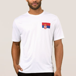 T-shirt drapeau de la Serbie