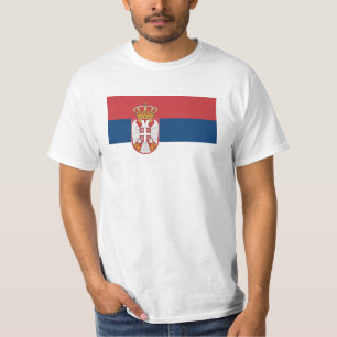 T-shirt Drapeau de la Serbie