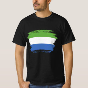 T-shirt drapeau de la Sierra Leone