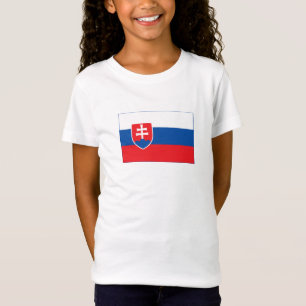 T-Shirt Drapeau de la Slovaquie