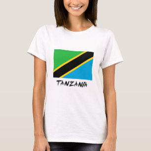 T-shirt Drapeau de la Tanzanie