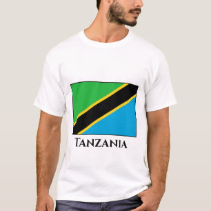 T-shirt Drapeau de la Tanzanie