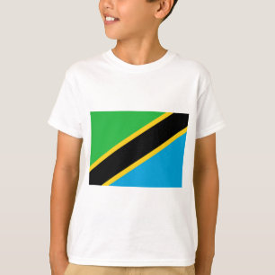T-shirt Drapeau de la Tanzanie