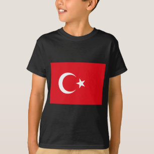 T-shirt Drapeau de la Turquie - drapeau turc - bayrağı d