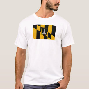 T-shirt Drapeau de la ville de Baltimore