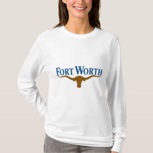 T-shirt Drapeau de la ville de Fort Worth (Texas)