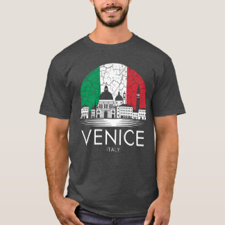 T-shirt Drapeau de la ville de Venise Italie drôle