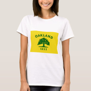 T-shirt Drapeau de la ville d'Oakland (Californie)
