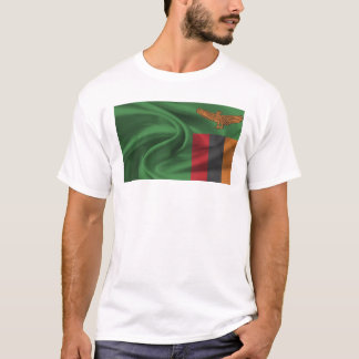 T-shirt Drapeau De La Zambie