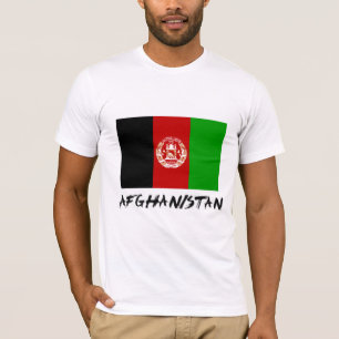 T-shirt Drapeau de l'Afghanistan