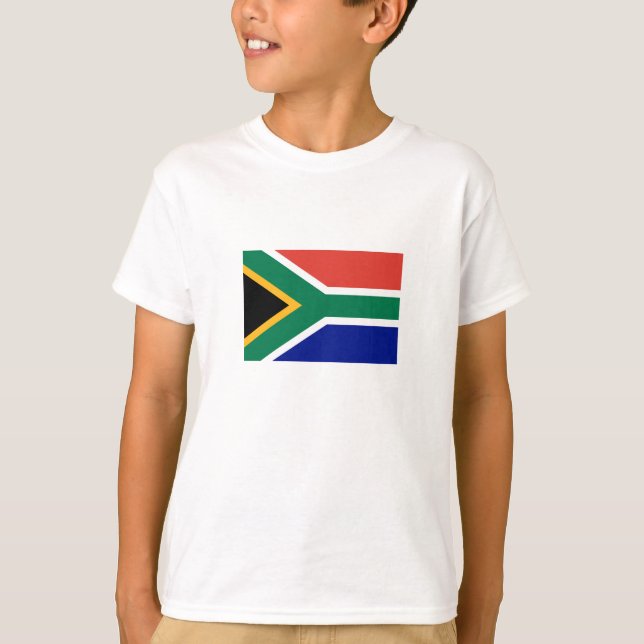T-shirt Drapeau de l'Afrique du Sud (Devant)