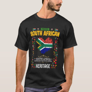 T-shirt Drapeau de l'Afrique du Sud Idée pour les femmes H