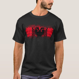 T-shirt Drapeau de l'Albanie
