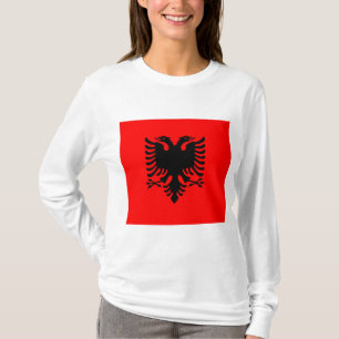 T-shirt Drapeau de l'Albanie