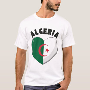 T-shirt Drapeau de l'Algérie