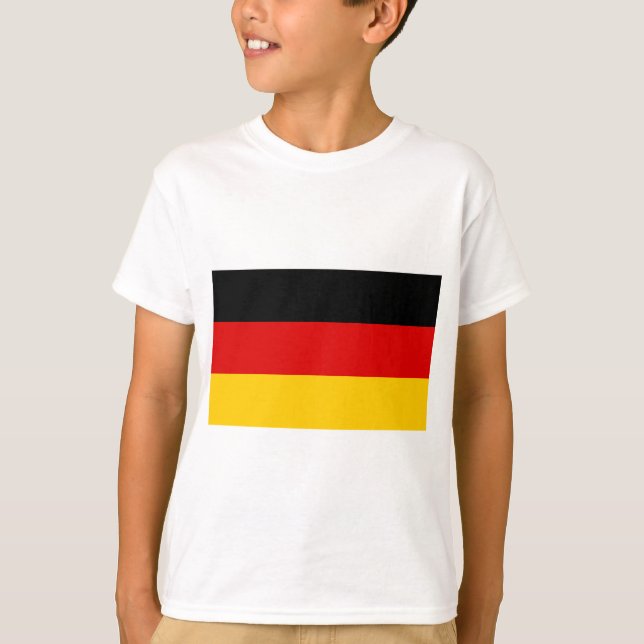 T-shirt Drapeau de l'Allemagne - Bundesflagge und Handelsf (Devant)