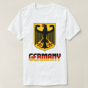 T-shirt Drapeau de l'Allemagne et armoiries patriotiques