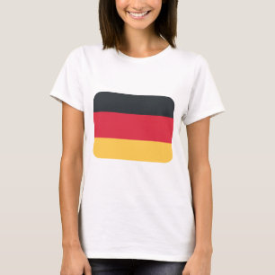 T-shirt Drapeau de l'Allemagne utilisant l'emoji de