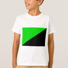 T-shirt Drapeau de l'anarchisme vert