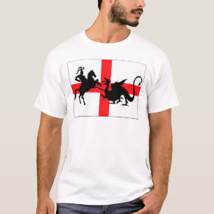 T-shirt Drapeau de l'anglais du jour de St George
