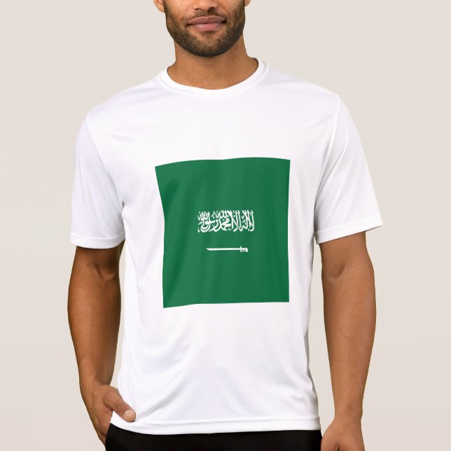 T-shirt Drapeau de l'Arabie saoudite (Devant)
