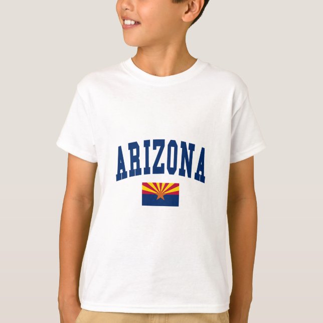 T-shirt Drapeau de l'Arizona (Devant)