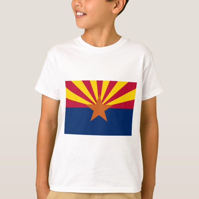 T-shirt Drapeau de l'Arizona (Devant)