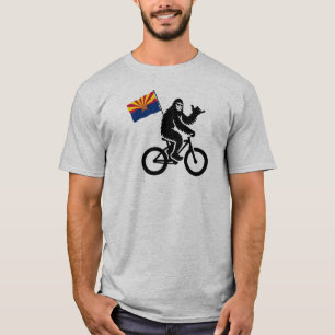 T-shirt Drapeau de l'Arizona Bigfoot Cycling