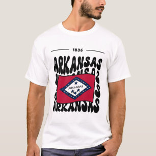T-shirt Drapeau de l'Arkansas USA