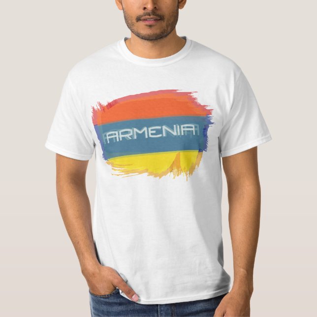 T-shirt Drapeau de l'Arménie (Devant)